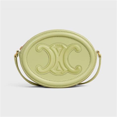 oval celine bag|CROSSBODY OVAL PURSE CUIR TRIOMPHE IN .